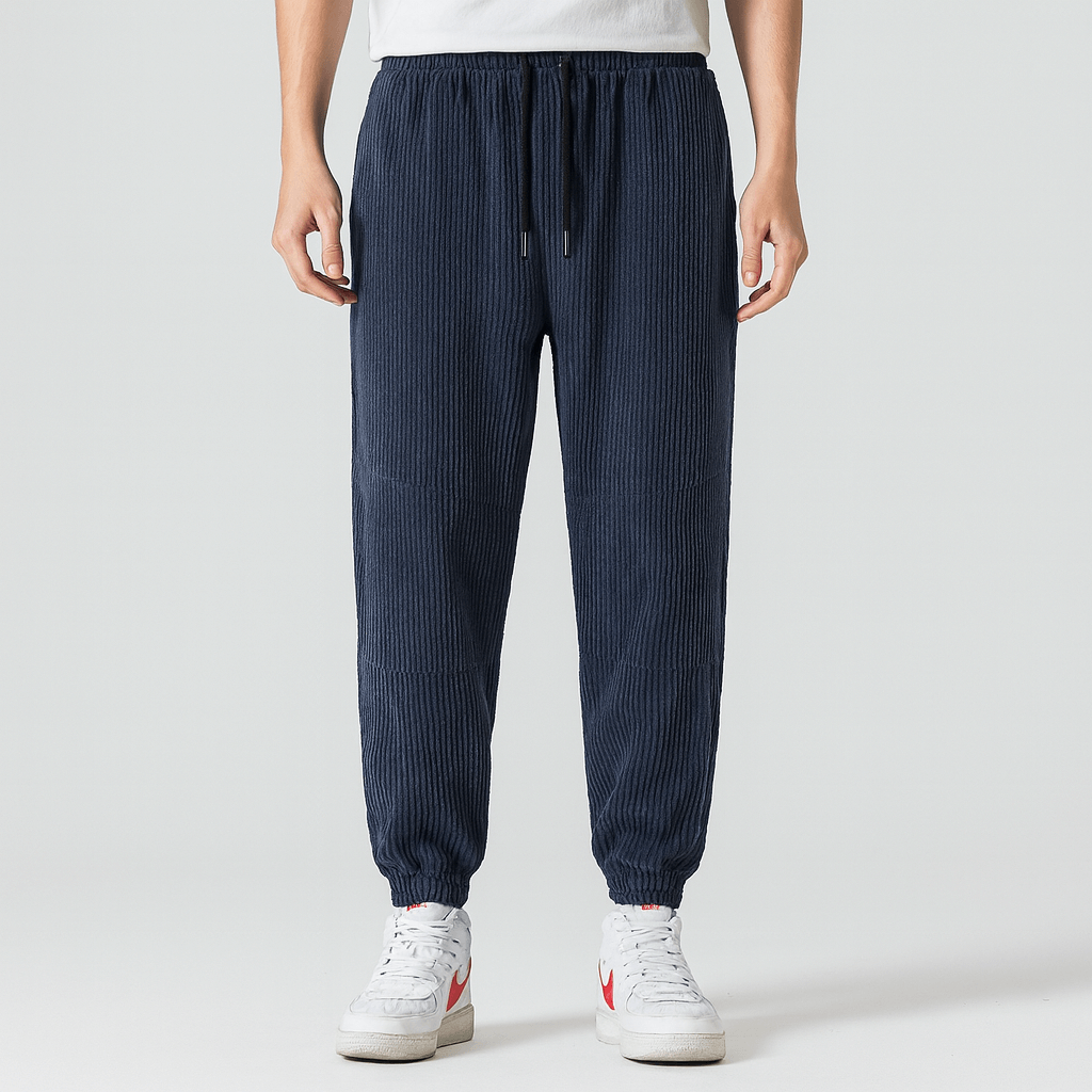 Noirski | Luźne sztruksowe spodnie