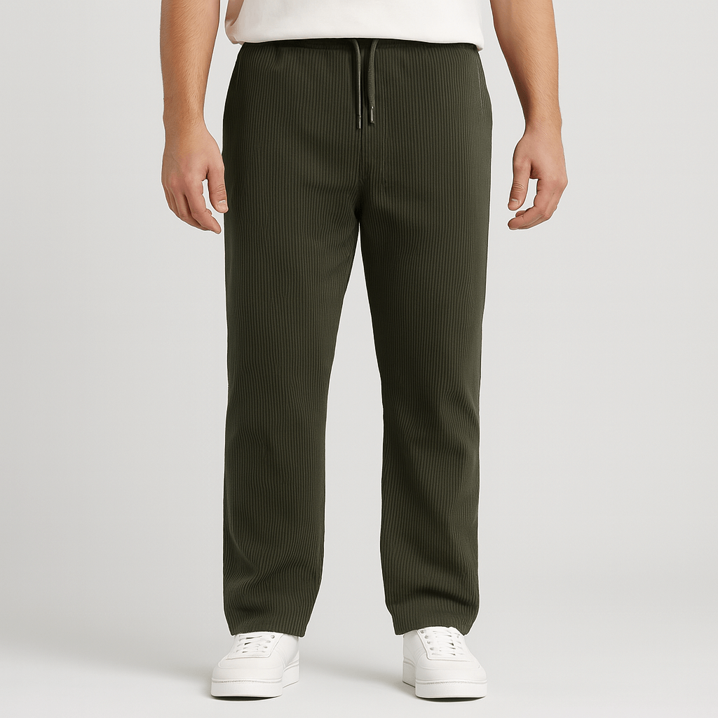 Noirski | Spodnie z prążkowanego sztruksu