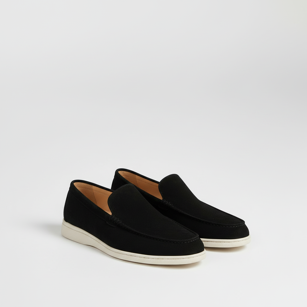 Noirski | Skórzane mokasyny w stylu vintage