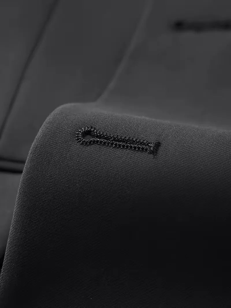Garnitur męski trzyczęściowy slim fit z kamizelką, na wesele i na galę - garnitur ślubny - zdjęcie 12