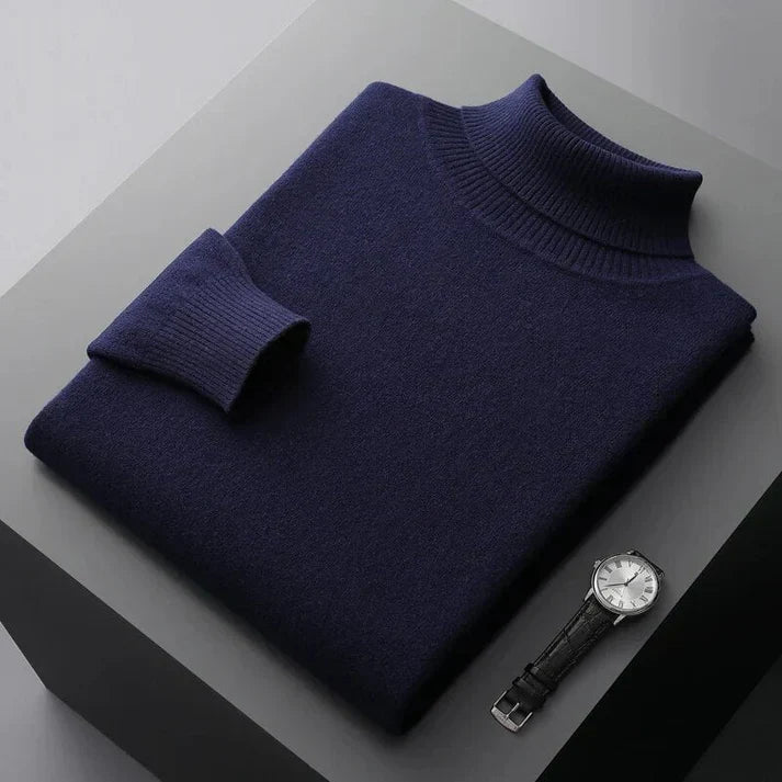 Wysokiej jakości golf z kaszmiru dla mężczyzn – ponadczasowy, elegancki design
