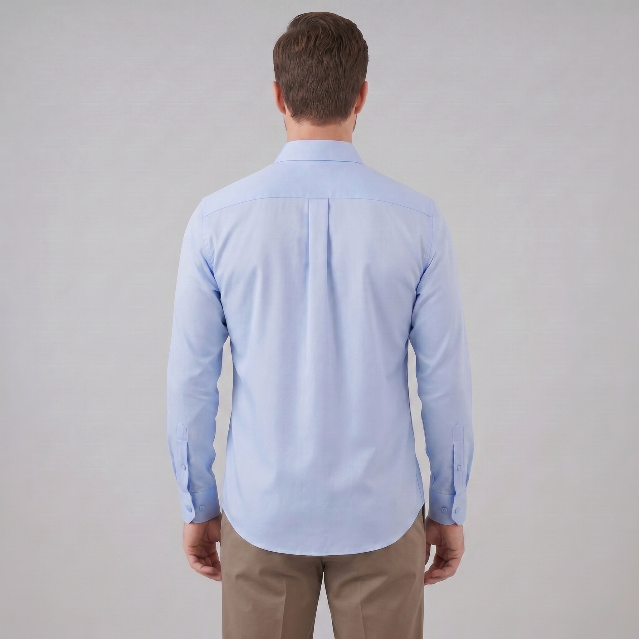 Koszula męska slim fit z długim rękawem, elegancka, do garnituru i na wesele - view 21