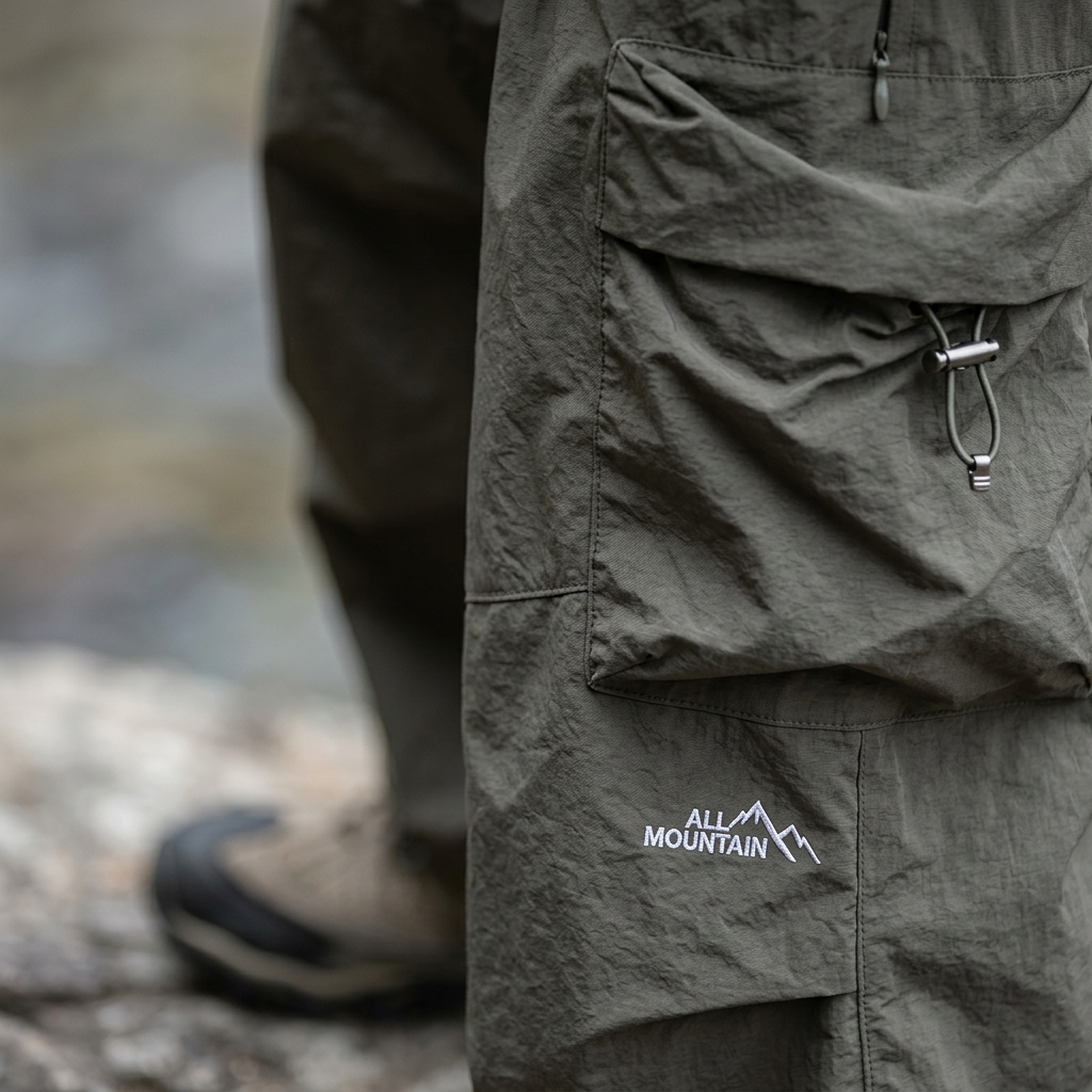 Spodnie Cargo - Wodoodporne | Męskie spodnie trekkingowe, luźny krój, techniczne, idealne w góry