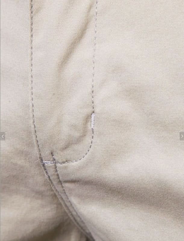 Spodenki męskie chino, krótkie szorty materiałowe na lato, eleganckie bermudy - view 15