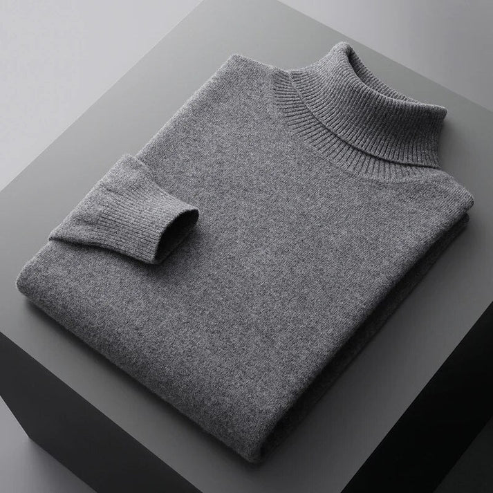 Wysokiej jakości golf z kaszmiru dla mężczyzn – ponadczasowy, elegancki design