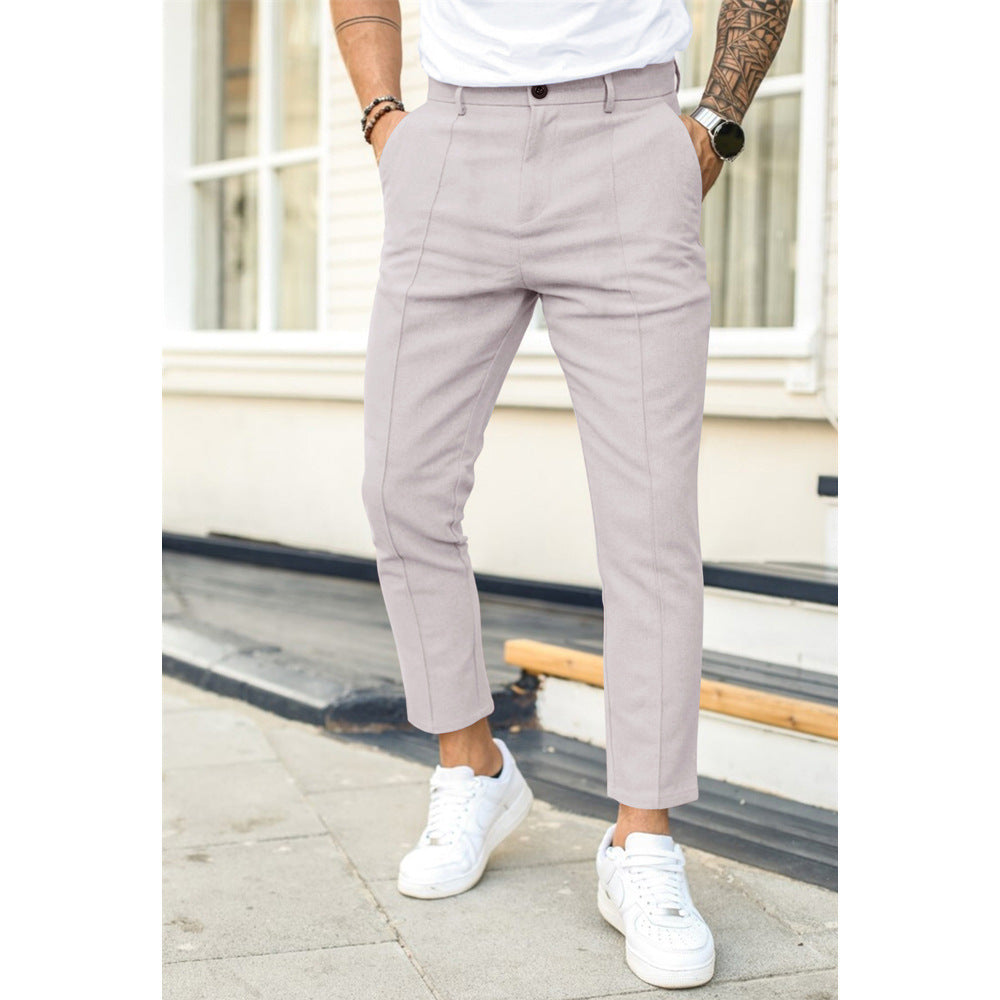 Eleganckie spodnie chino dla mężczyzn – letnie, miękkie i wygodne