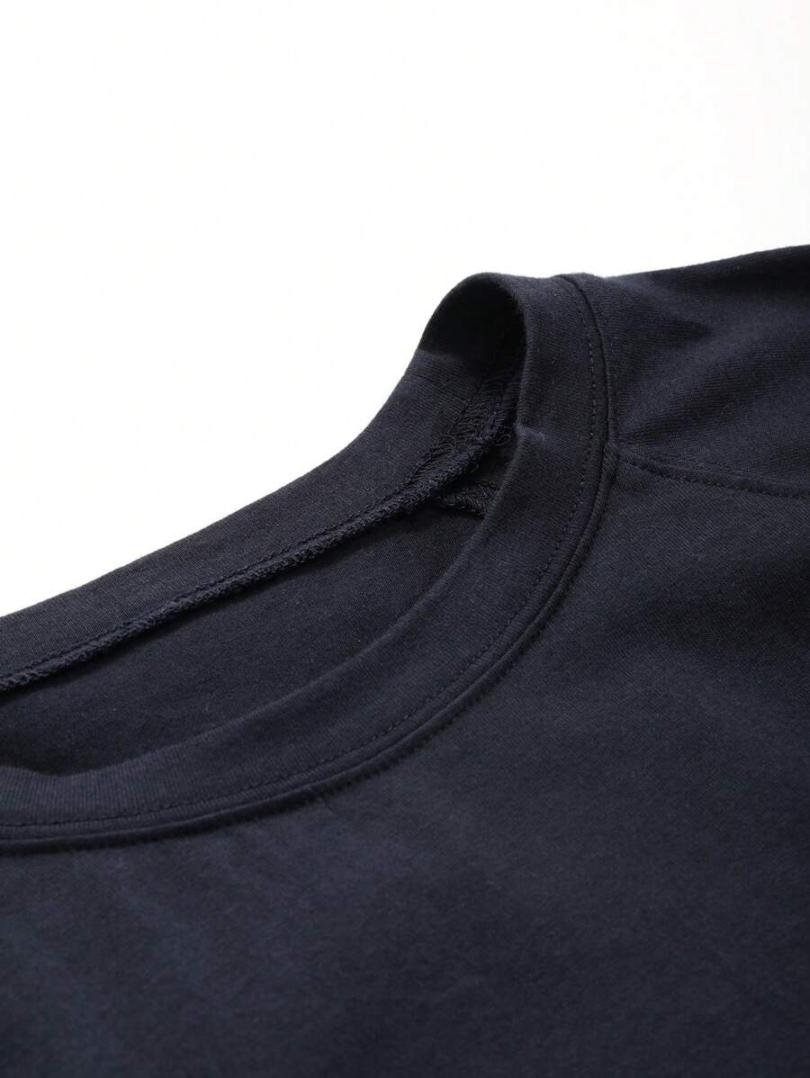 Noirski | Bawełniana koszulka z raglanowymi rękawami i dopasowanym krojem