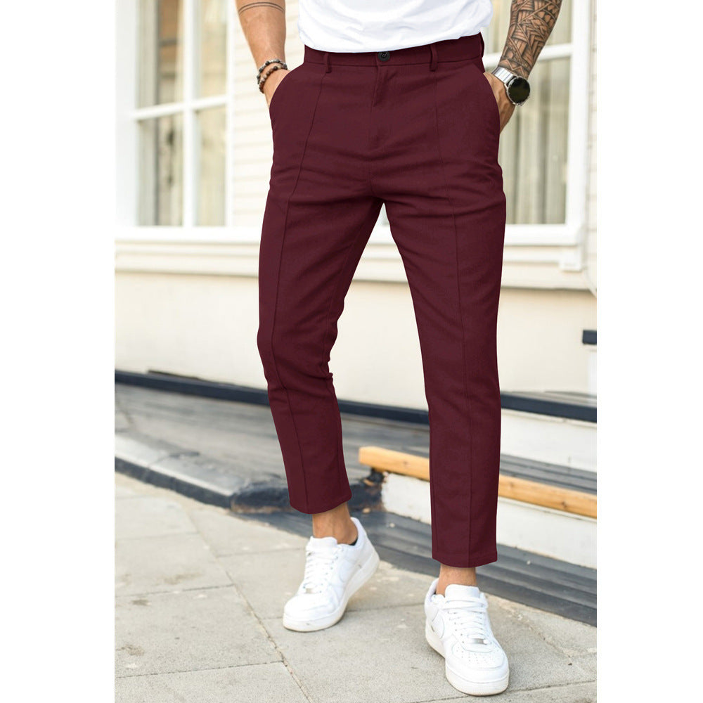 Eleganckie spodnie chino dla mężczyzn – letnie, miękkie i wygodne