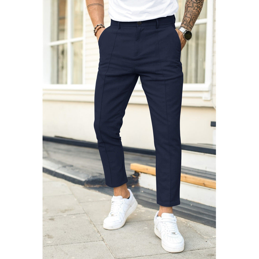 Eleganckie spodnie chino dla mężczyzn – letnie, miękkie i wygodne