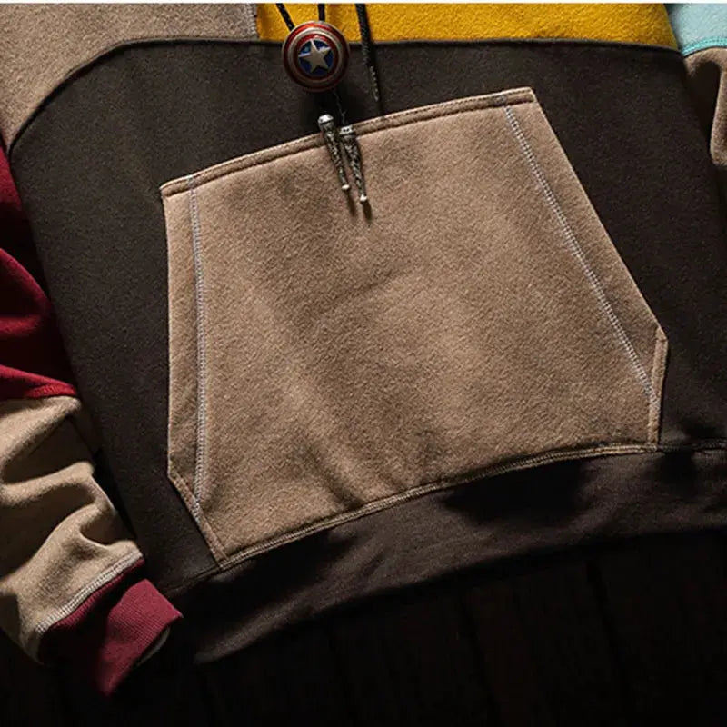 Ares | Luźna bluza z kapturem z ultra miękkiego materiału 3