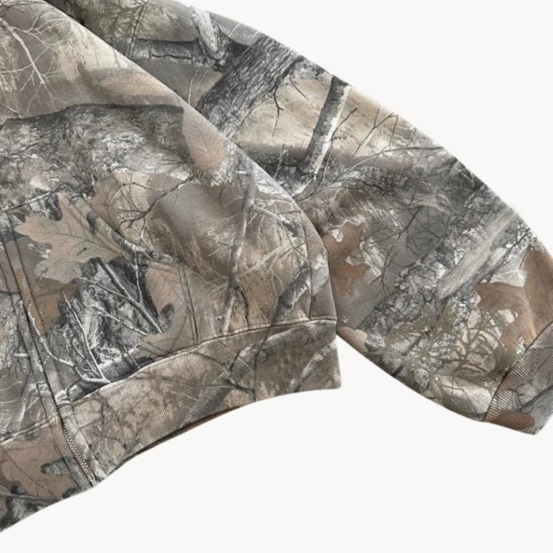 Bluza z kapturem | Luźny oversize'owy krój w kamuflażu 4