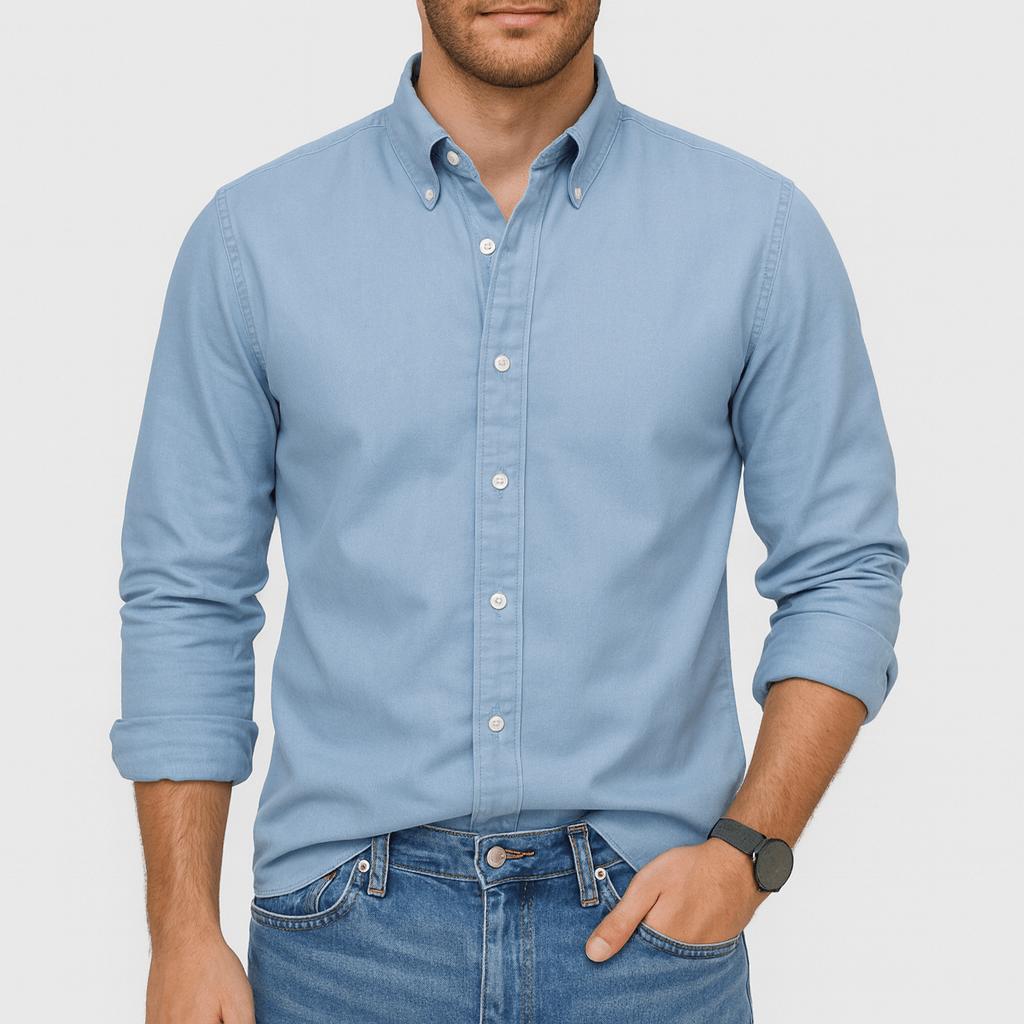 Elegancka koszula z długim rękawem dla pewnej elegancji i wygody