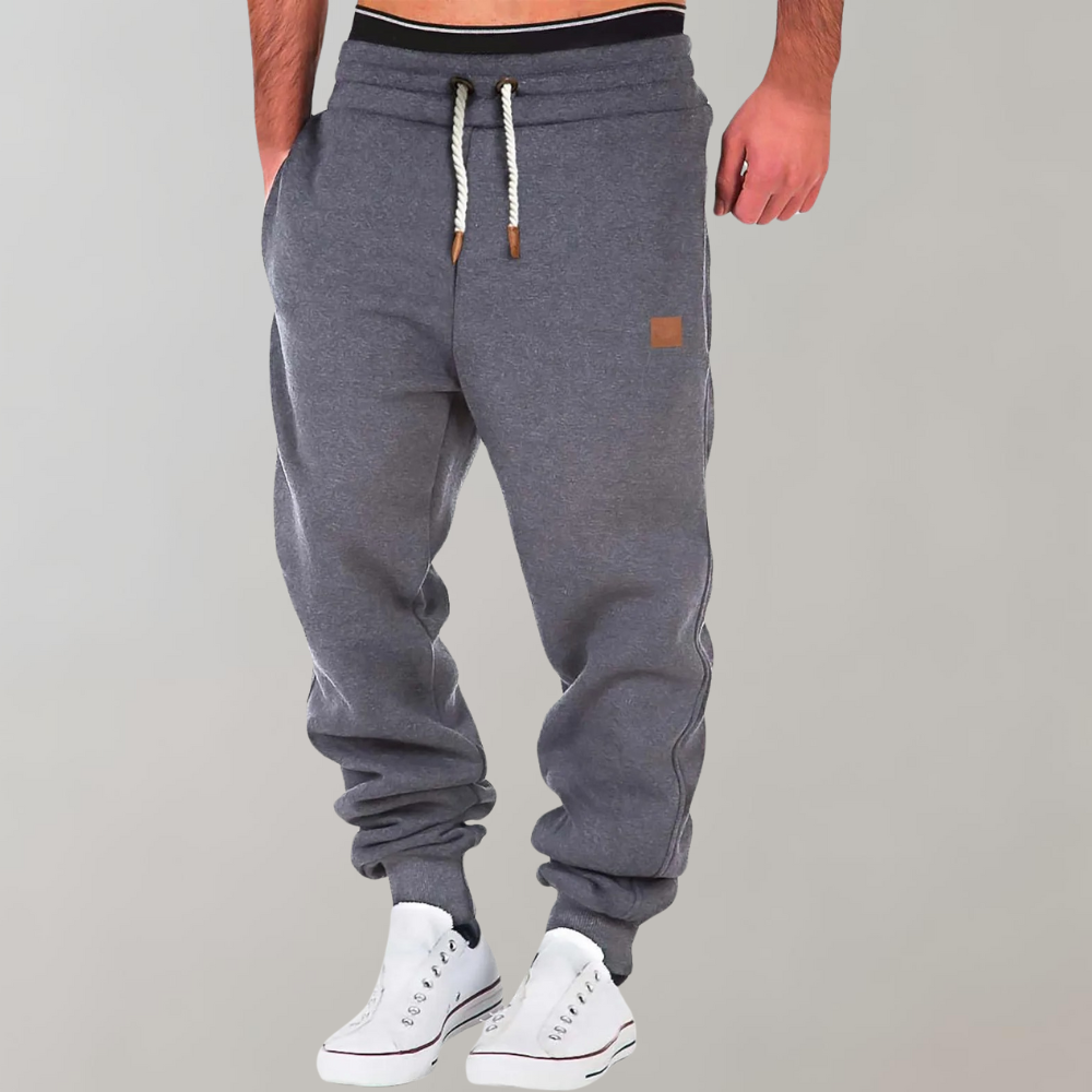 Lekkie bawełniane spodnie joggery dla mężczyzn - luźne, przewiewne, letnie