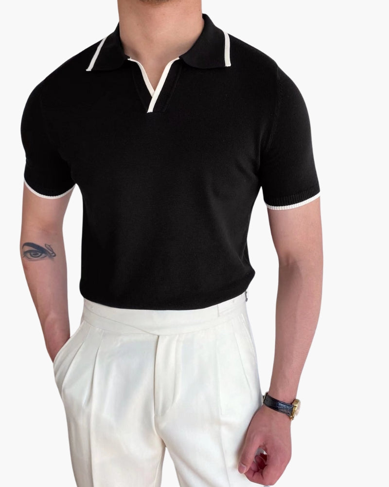 Polo w eleganckim stylu casual z eleganckimi detalami