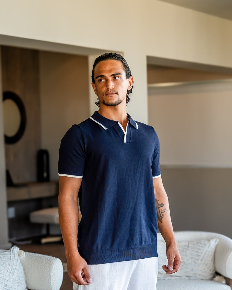 Polo w eleganckim stylu casual z eleganckimi detalami
