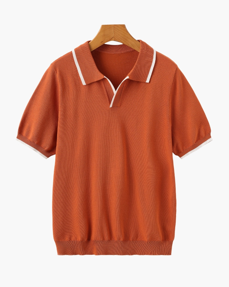 Polo w eleganckim stylu casual z eleganckimi detalami