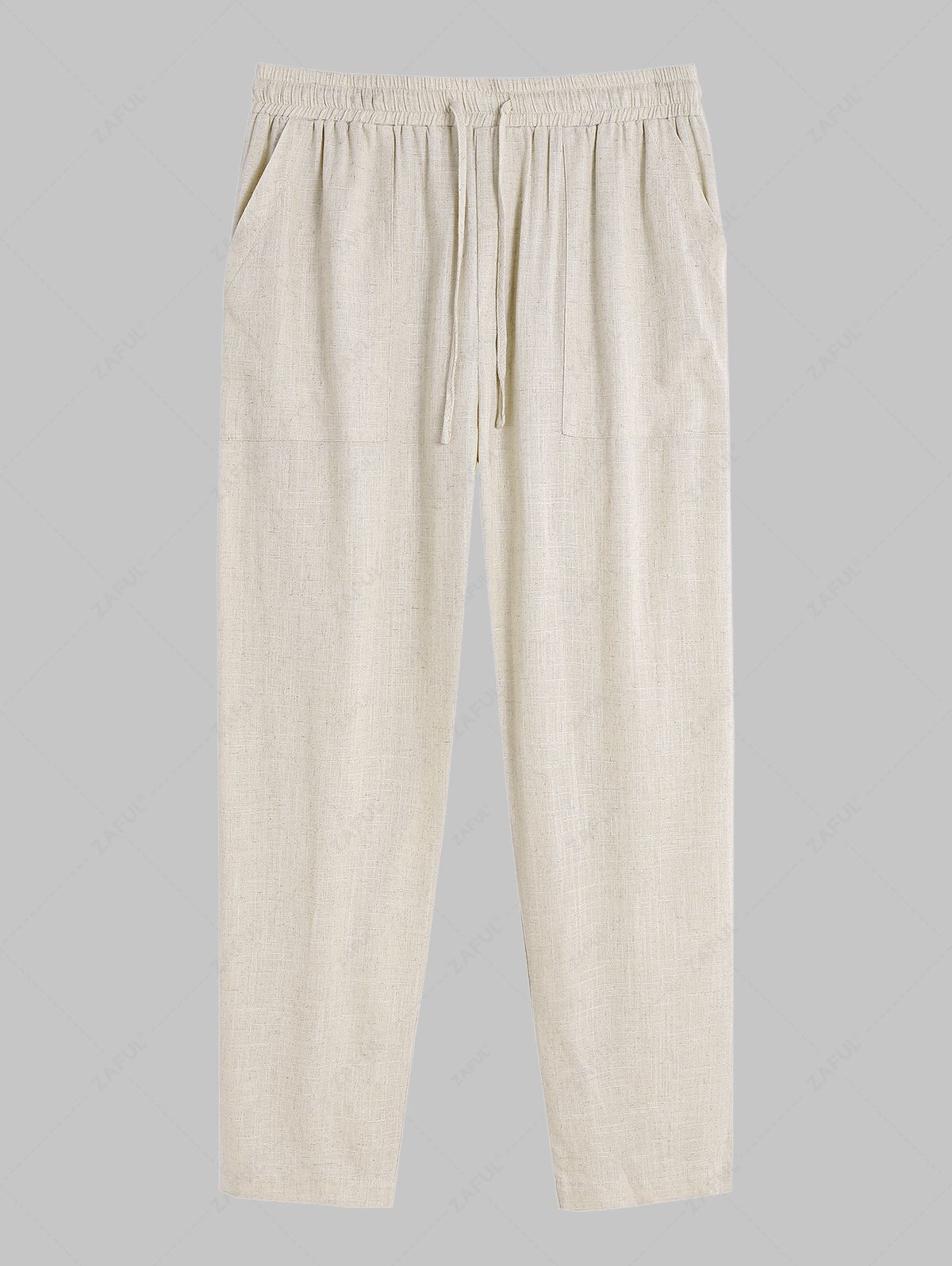 Komplet zestawy dzianinowej ażurowej koszuli i spodni ze ściągaczem