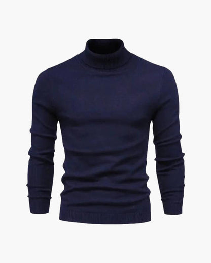Variant image for Męski Golf Merino Wełna Szary Rozmiar M Ciepły Sweter Golfowy-33