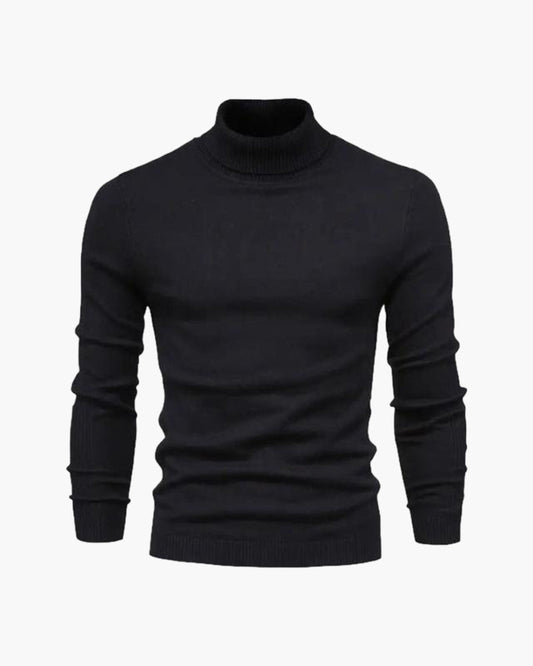 Variant image for Męski Golf Merino Wełna Szary Rozmiar M Ciepły Sweter Golfowy-9