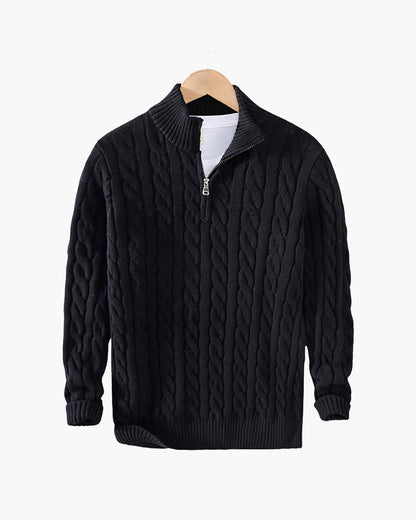 Variant image for Damski Sweter Bawełniany Z Długim Rękawem I Stojącym Kołnierzem, Kolor Szary, Rozmiar S-XL-11