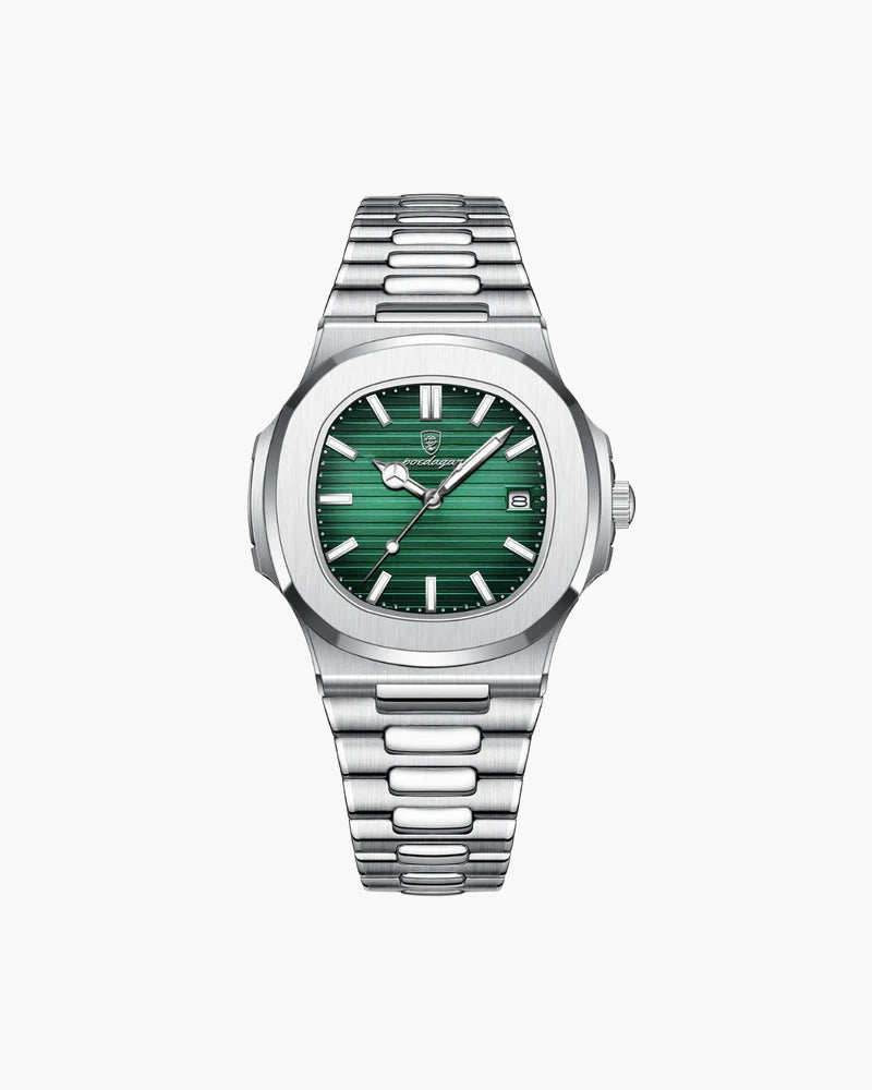 Męski Zegarek Wodoodporny 41 mm Stal Nierdzewna Kwarcowy Elegancki Design-3