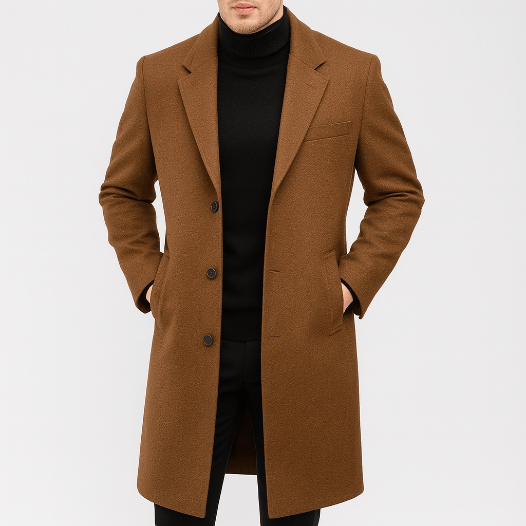 Noirski | Elegancki wełniany płaszcz zimowy