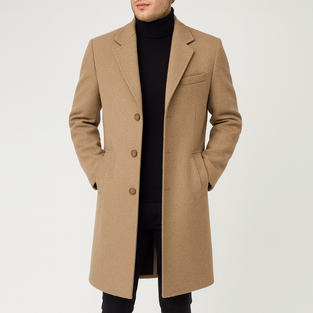 Noirski | Elegancki wełniany płaszcz zimowy