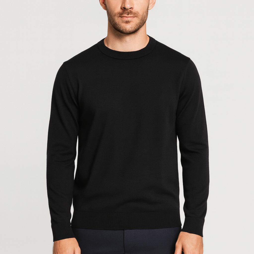 Noirski | Klasyczny sweter z okrągłym dekoltem