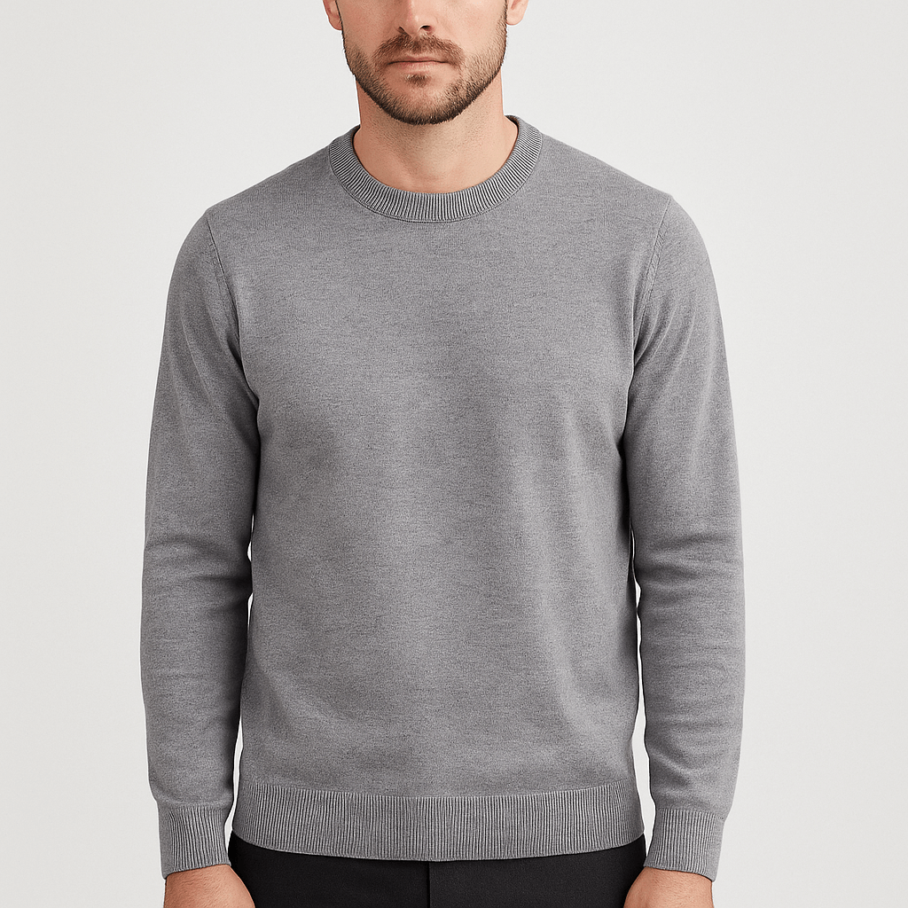 Noirski | Klasyczny sweter z okrągłym dekoltem