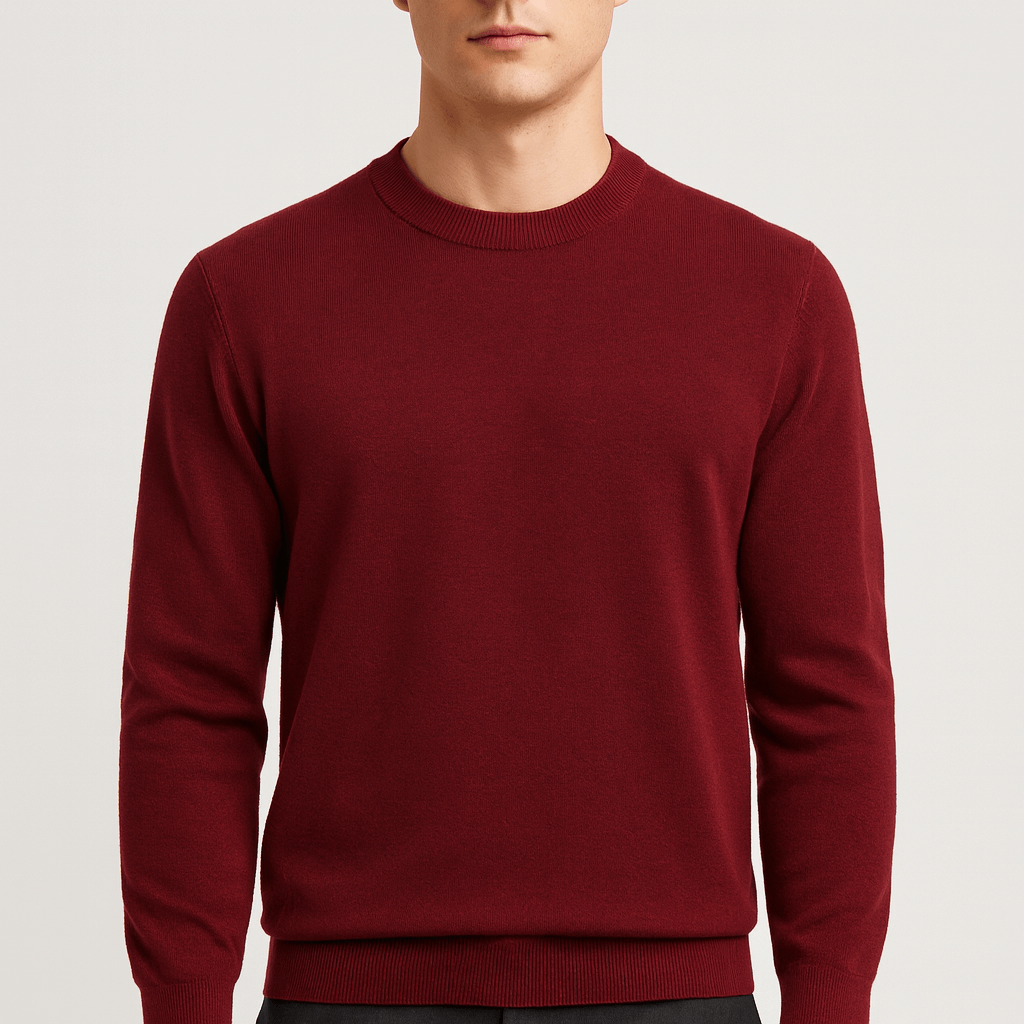 Noirski | Klasyczny sweter z okrągłym dekoltem