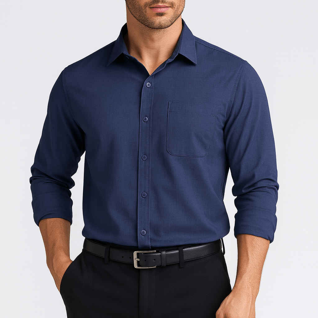 Noirski | Koszula biznesowa formalna o regularnym kroju