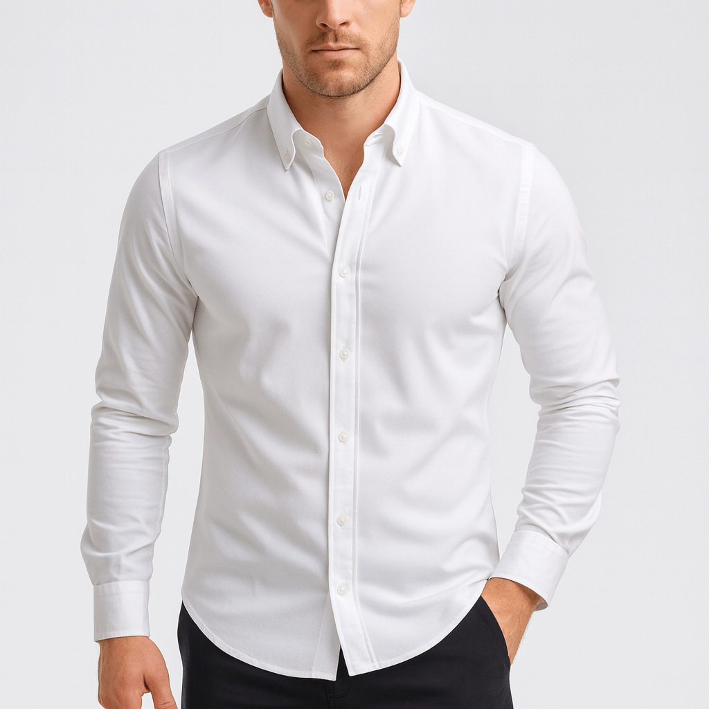 Noirski | Koszula formalna z ukrytym zamkiem