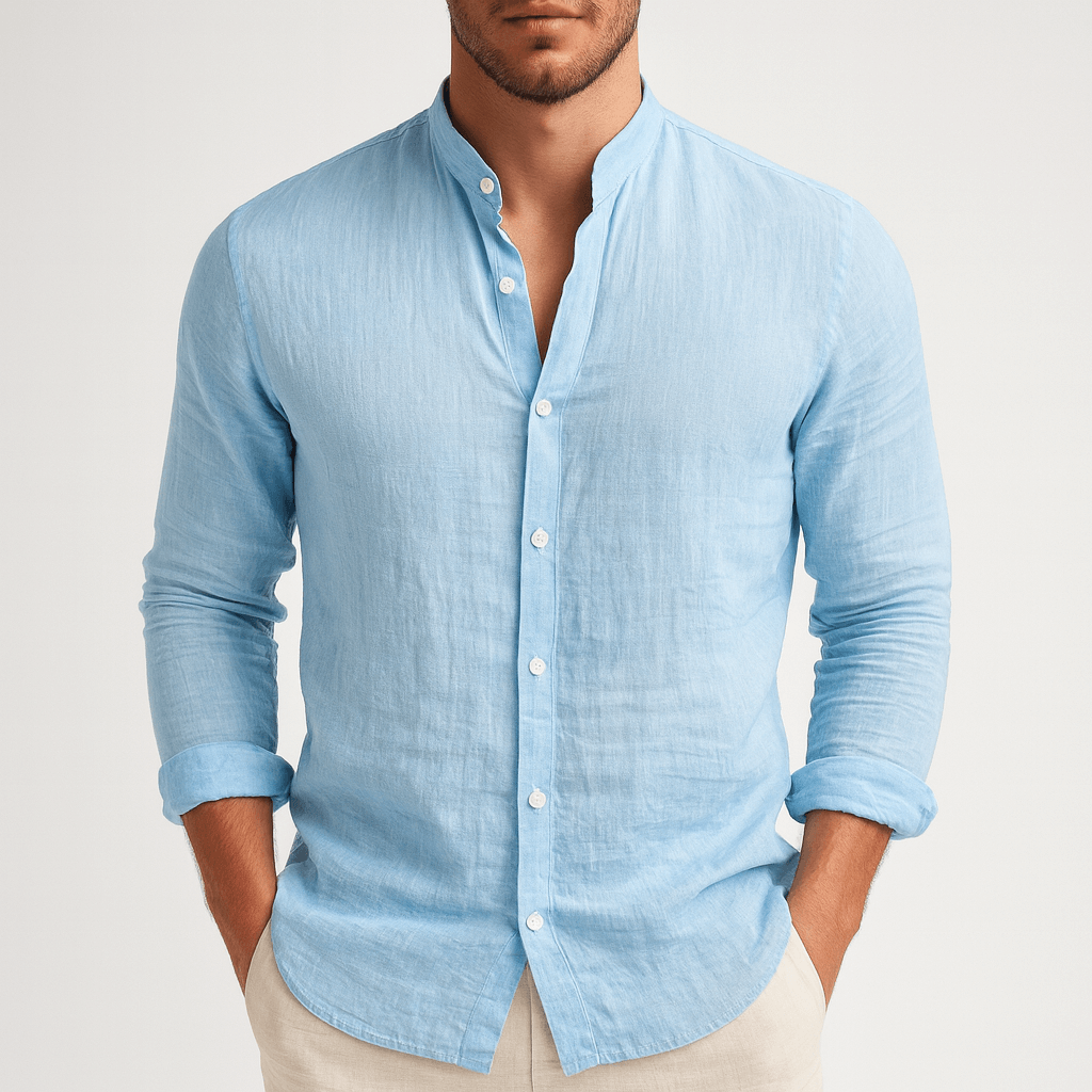 Noirski | Luźna lniana koszula z naturalnego lnu