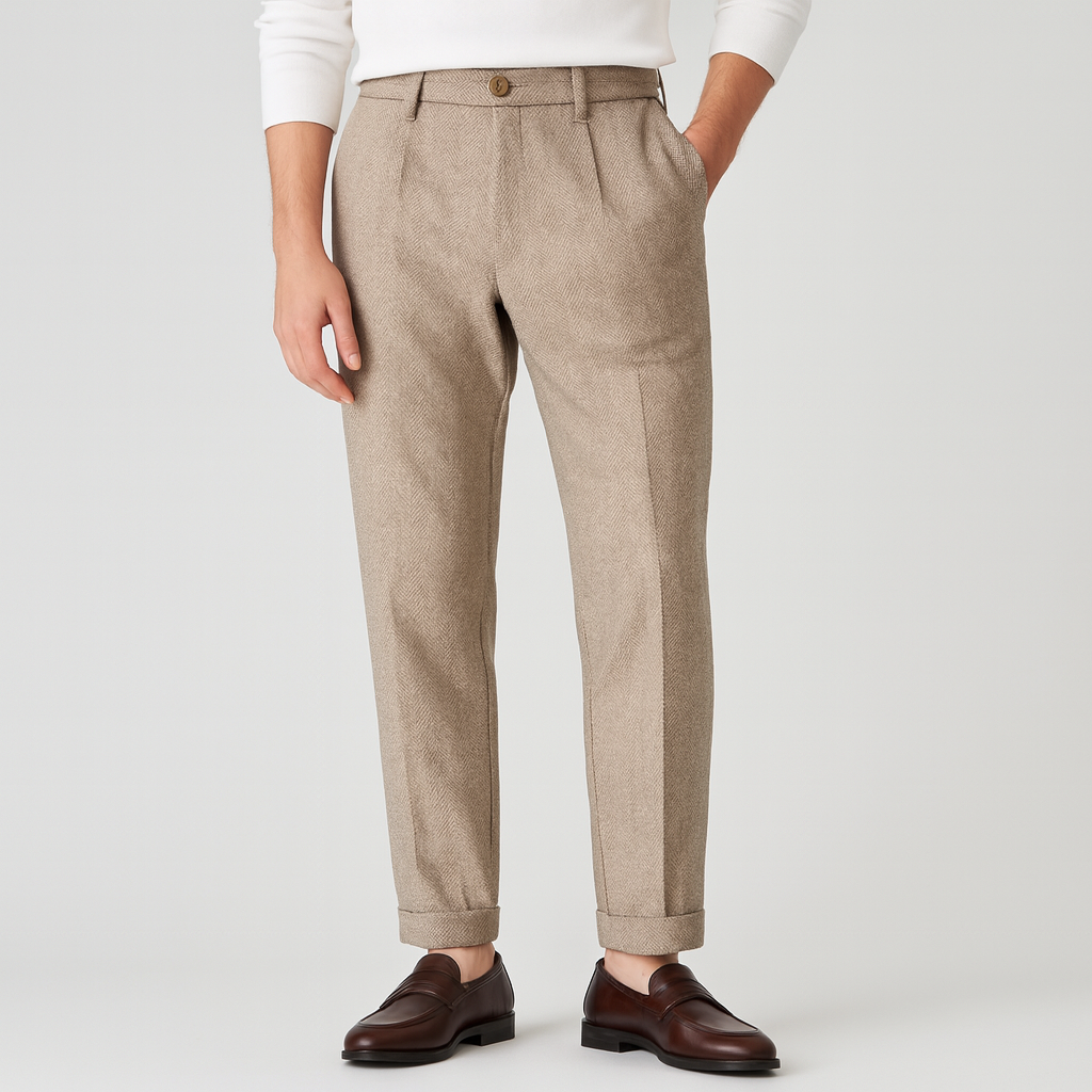 Noirski | Luźne, dopasowane spodnie w stylu retro vintage