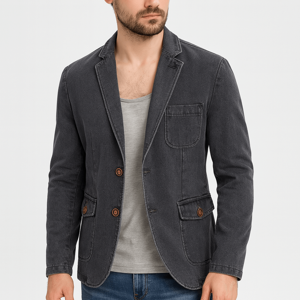 Noirski | Miejska blezery dżinsowa