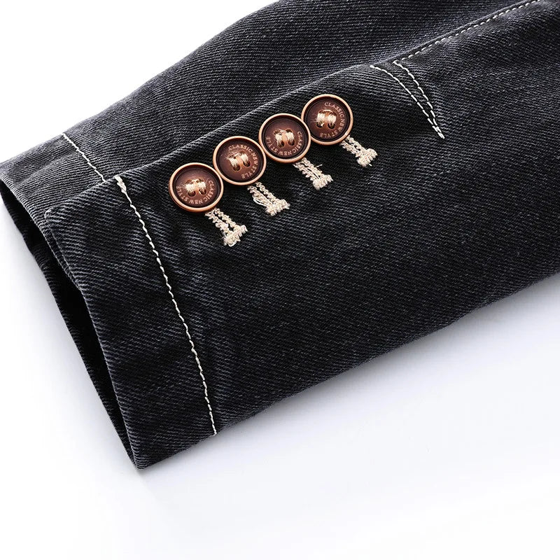 Noirski | Miejska blezery dżinsowa