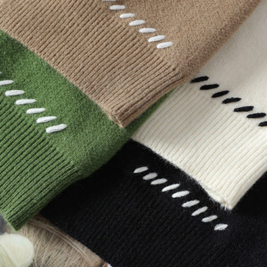 Noirski | Miękki wełniany kardigan z klasycznym guzikiem