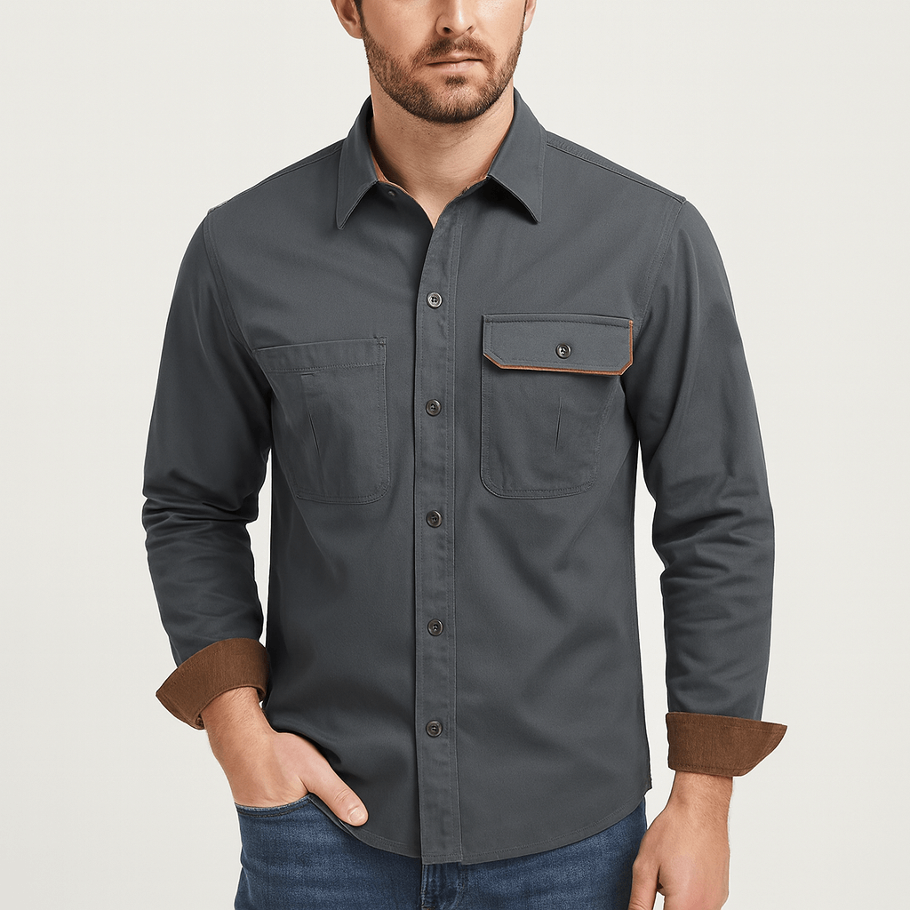 Noirski | Oddychająca, dopasowana koszula formalna