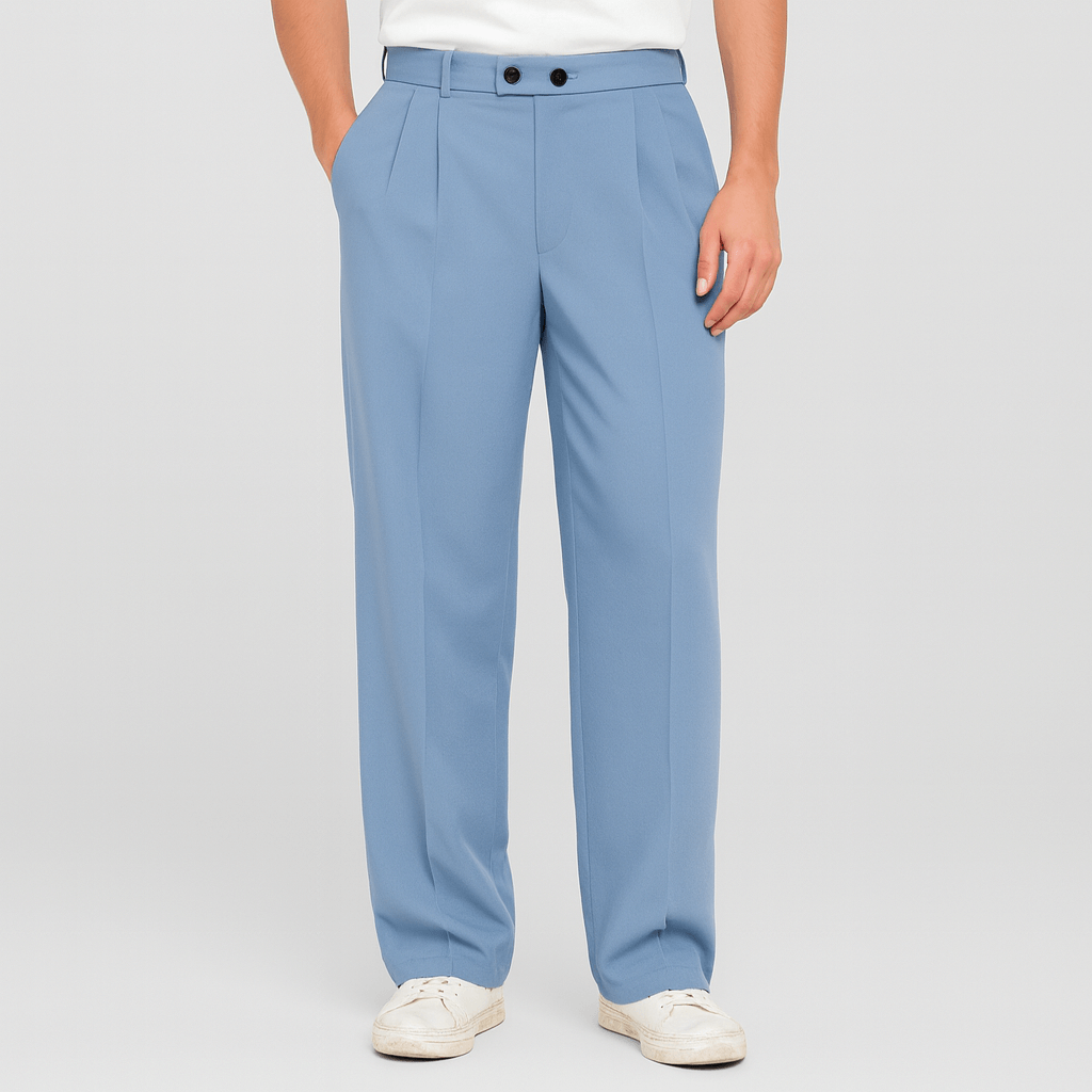 Noirski | Oddychające, luźne spodnie z szerokimi nogawkami