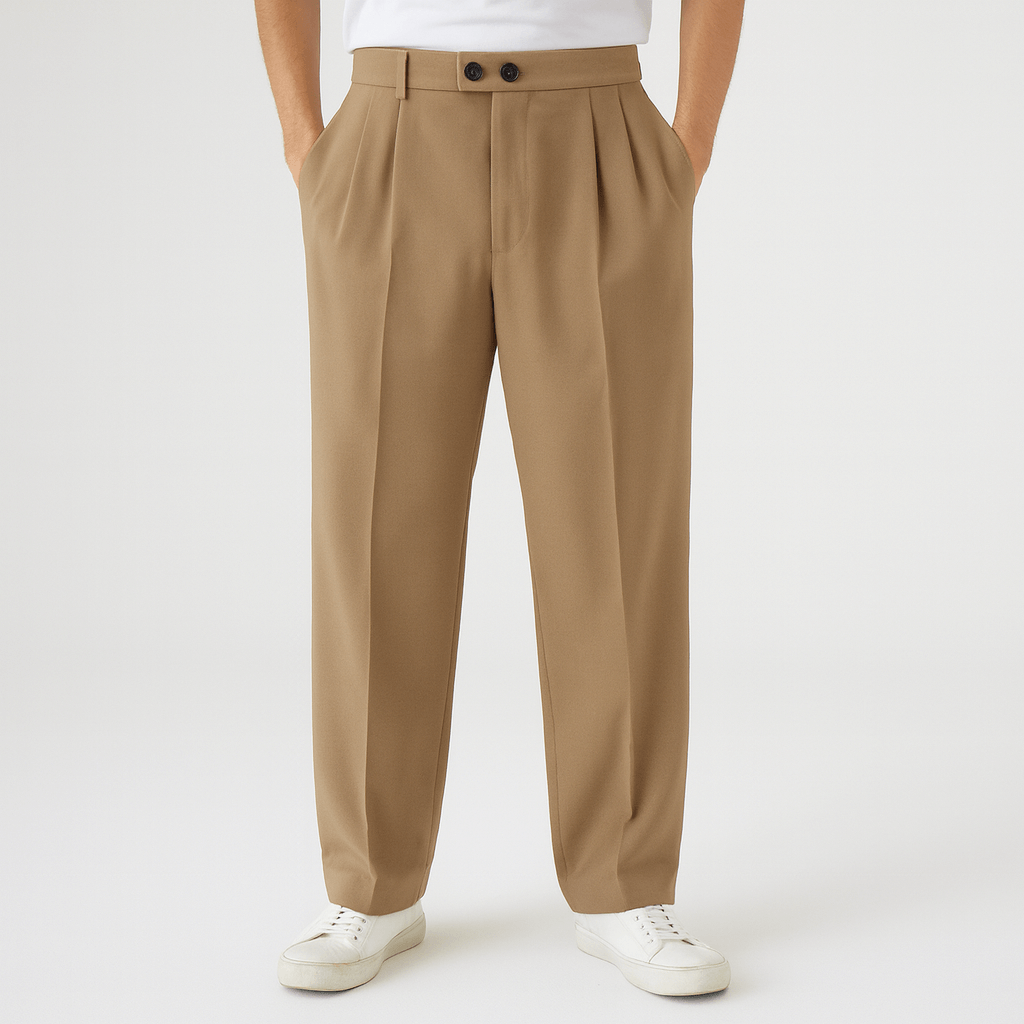 Noirski | Oddychające, luźne spodnie z szerokimi nogawkami