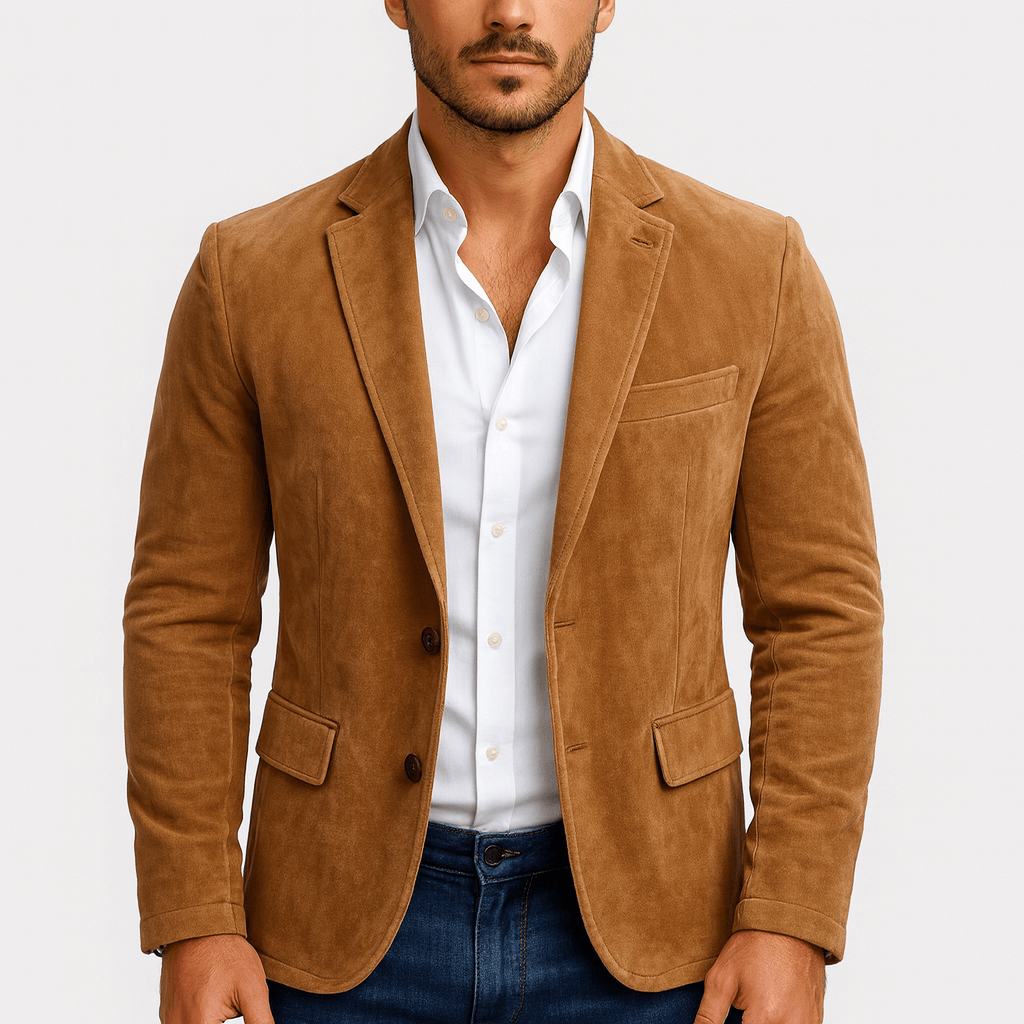 Noirski | Prosta blezery z dwoma guzikami