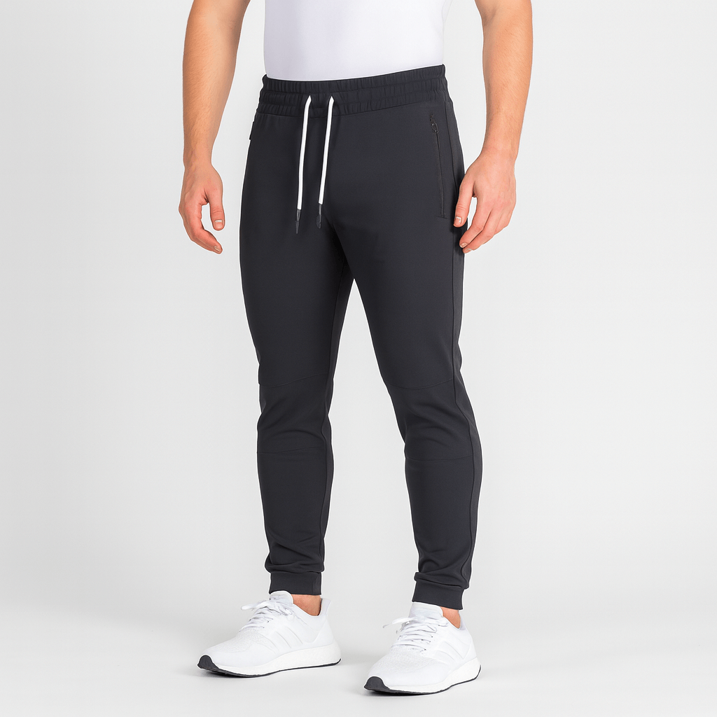 Noirski | Spodnie dresowe z gumką w pasie i kieszeniami