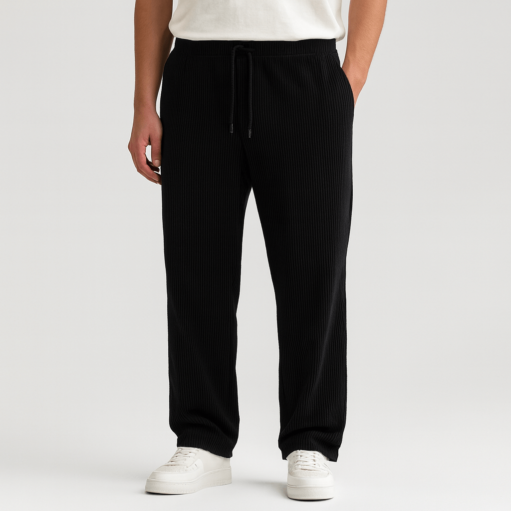 Noirski | Spodnie z prążkowanego sztruksu