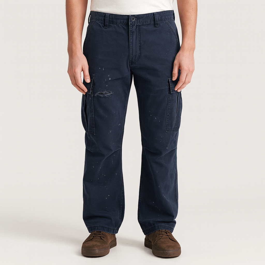 Noirski | Spodnie z szerokimi nogawkami i dużymi kieszeniami