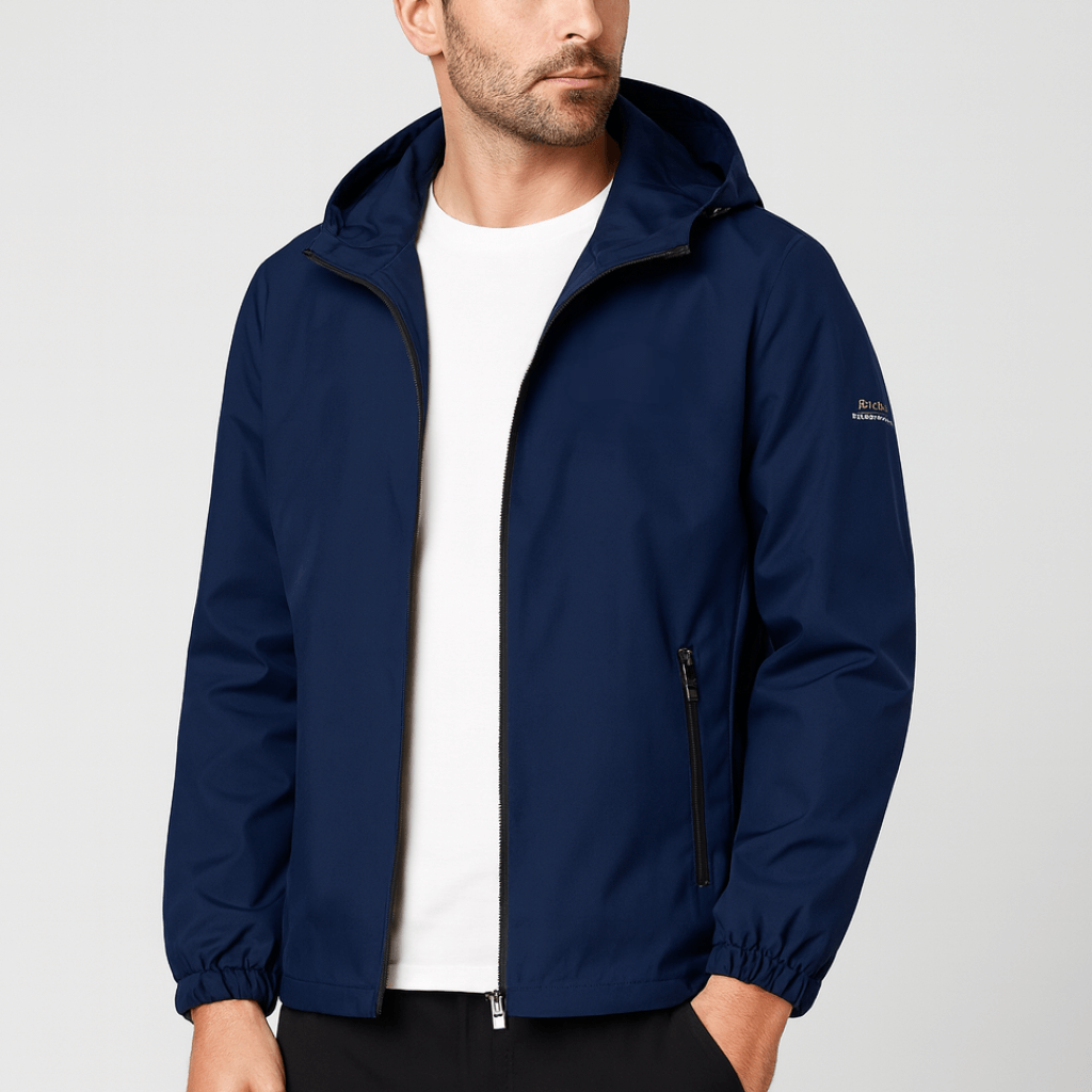 Noirski | Sportowa kurtka wiatrówka z kapturem