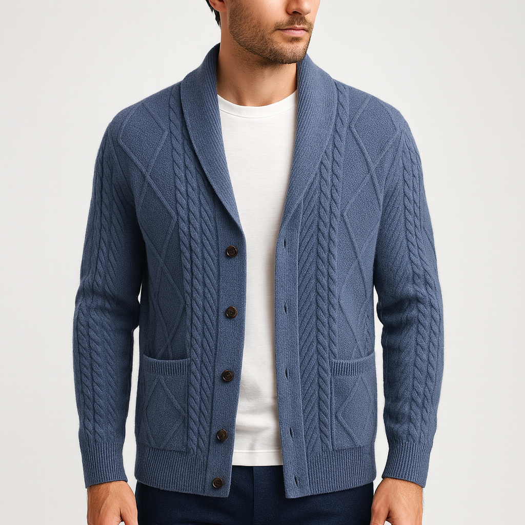 Noirski | Wełniany kardigan z merynosów