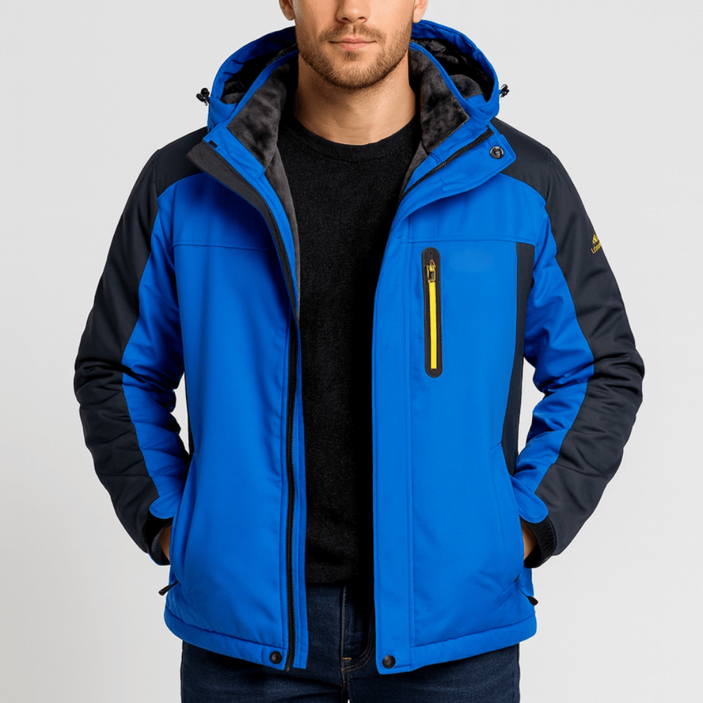 Noirski | Wodoodporna kurtka zimowa z regulowanym kapturem