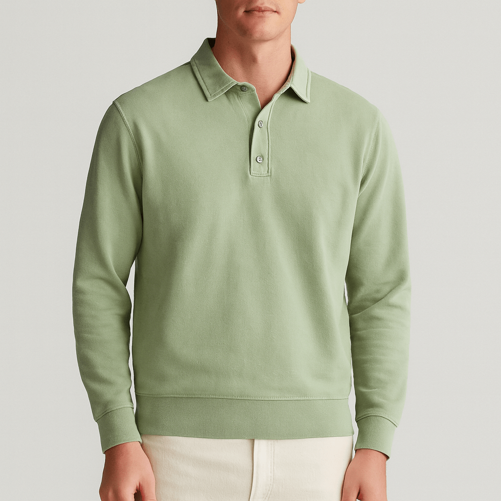 Noirski | Wygodny pulower w stylu retro z przetarciami