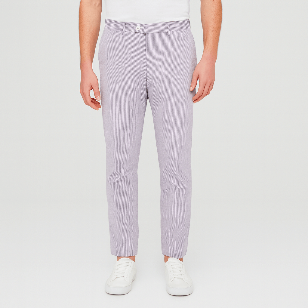 Noriski | Oddychające spodnie w paski dopasowane