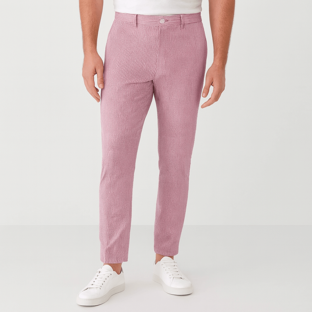 Noriski | Oddychające spodnie w paski dopasowane